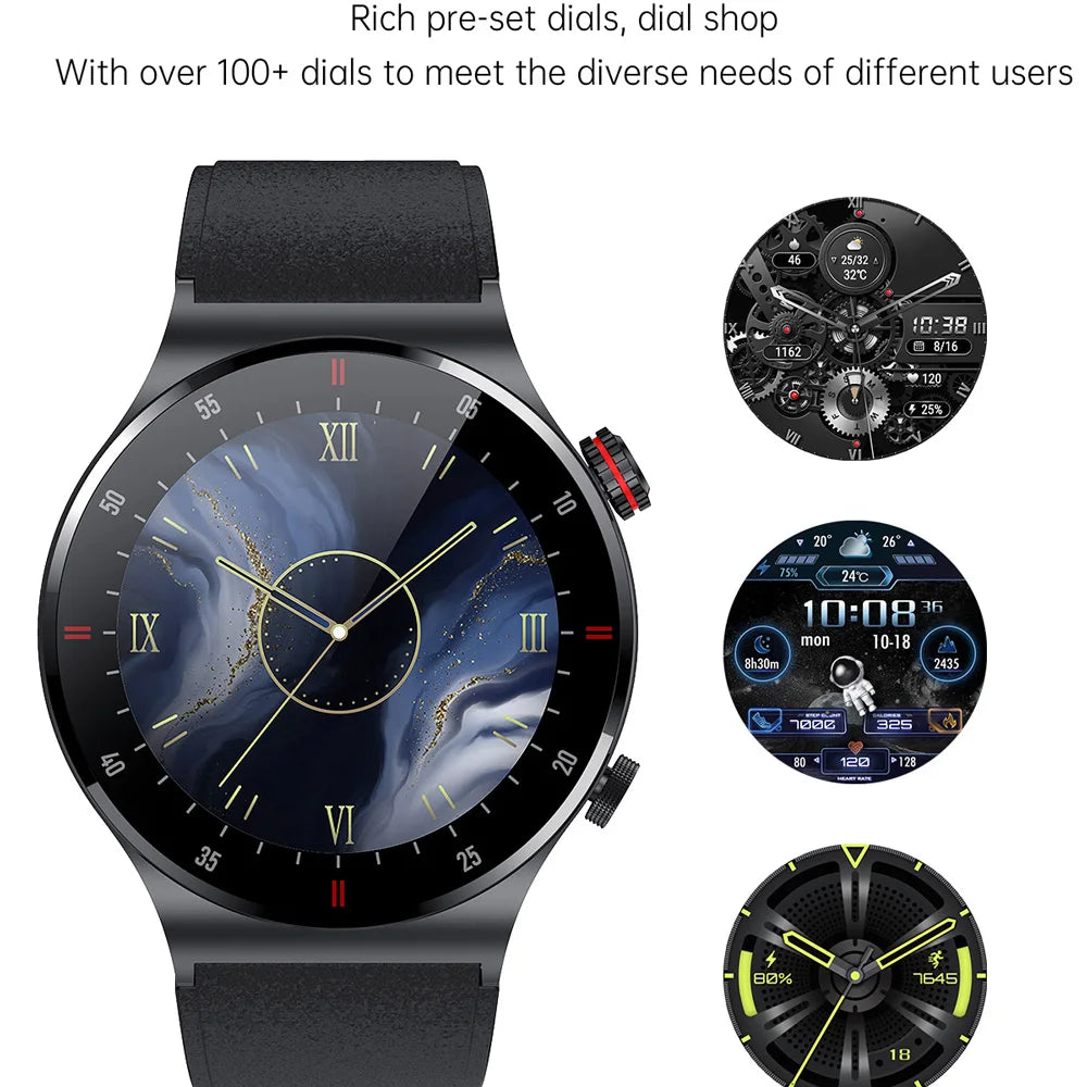 Montres intelligentes de luxe 2023 pour hommes avec NFC