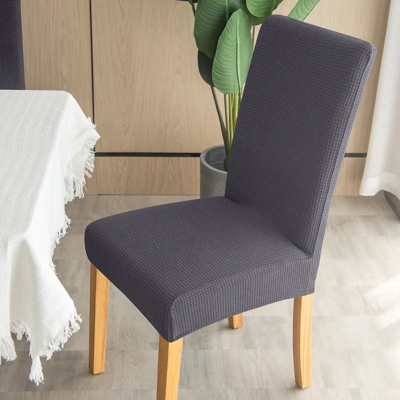 Housse de chaise en Jacquard élastique, imperméable